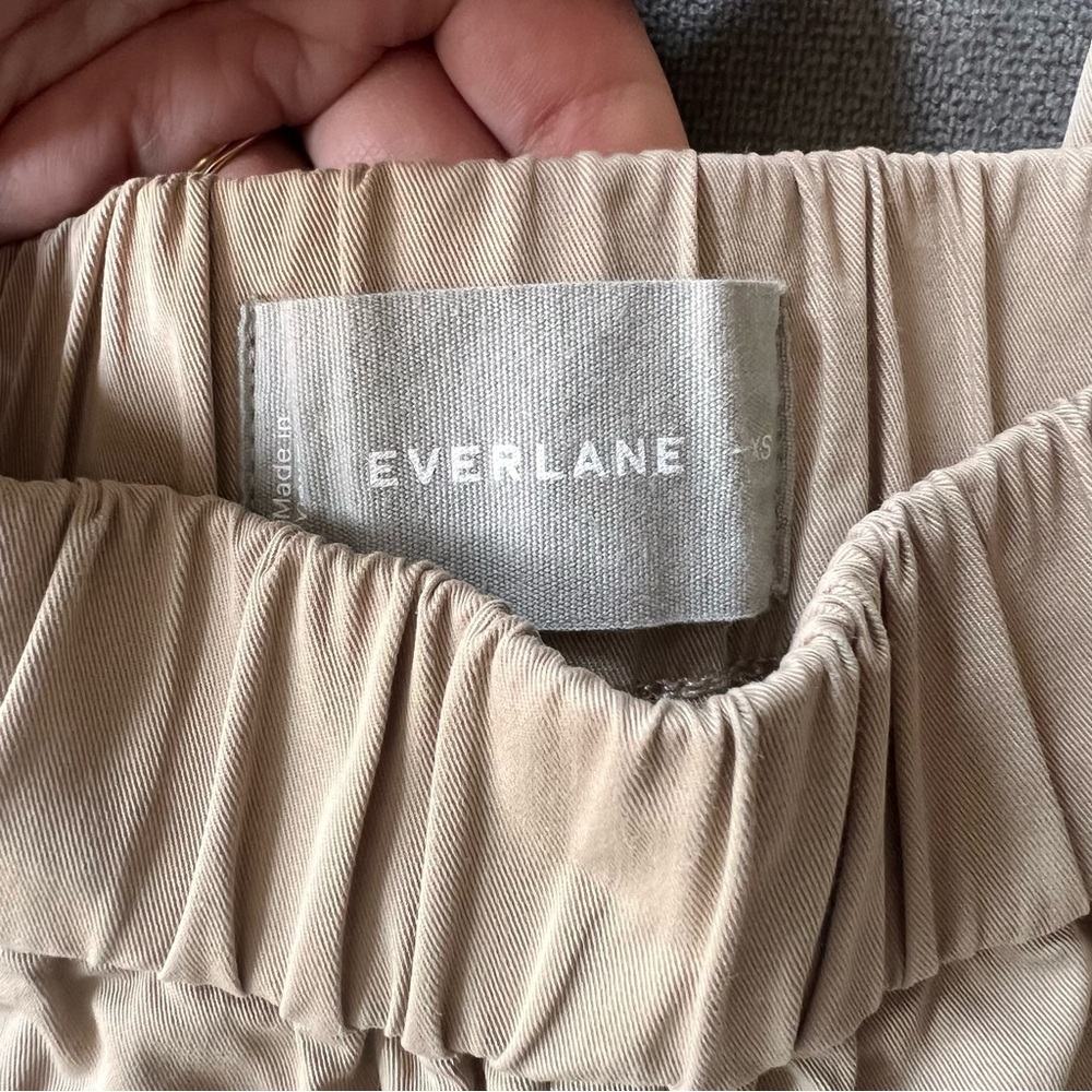 Everlane Easy Pant Tan XS - Picture 3 of 7